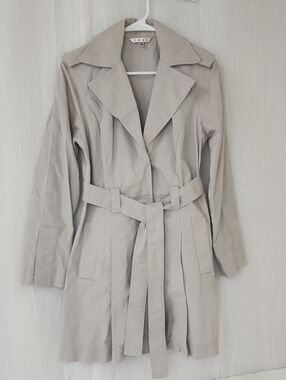 CAbi Light Taupe Trench Coat